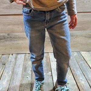 Levi's 710 Ankle Super Skinny Jeans Girls 6 Regular (5-7 years) raw edge hem